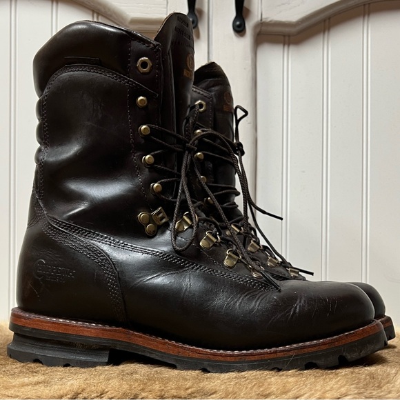 Chippewa 25492 Weddell Bay Waterproof Boots 10E Leather Logger Vibram main image 4